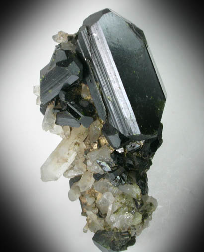 Epidote and Quartz from Green Monster Claim, south of Sulzer, Green Monster Mountain, Prince of Wales Island, Alaska