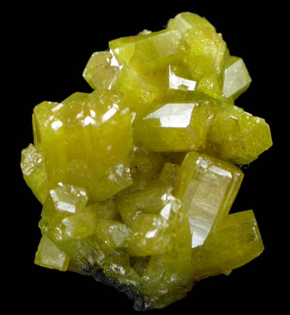 Pyromorphite from Bunker Hill Mine, Coeur d'Alene District, Shoshone County, Idaho