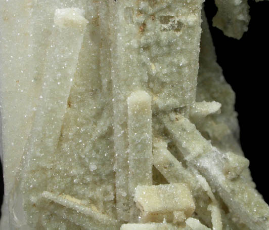 Natrolite with Heulandite coating from Chimney Rock Quarry, Bound Brook, Somerset County, New Jersey