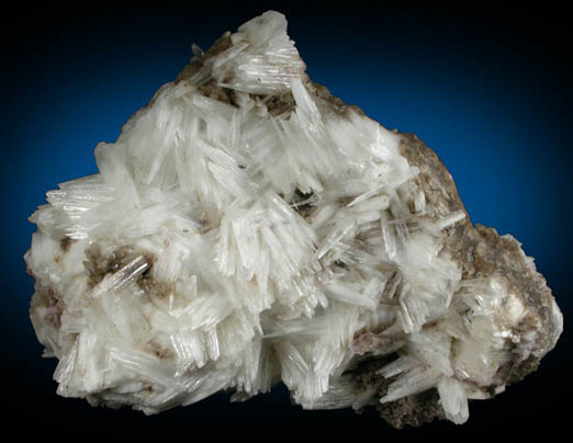 Strontianite from Ozark-Mahoning No. 1 Mine, Cave-in-Rock District, Hardin County, Illinois