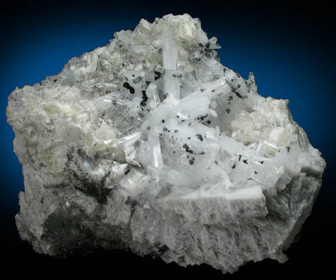 Natrolite, Chamosite, Apophyllite from Langesundsfjorden, Larvik, Vestfold, Norway