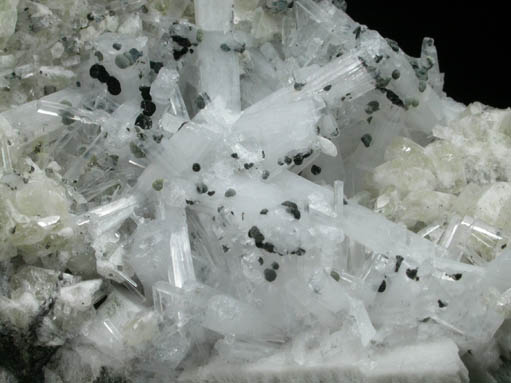 Natrolite, Chamosite, Apophyllite from Langesundsfjorden, Larvik, Vestfold, Norway