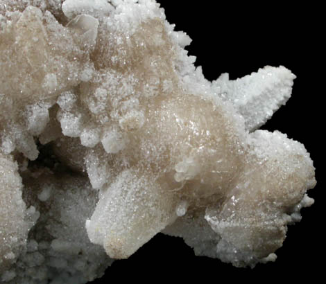 Barite with Calcite from Minerva #1 Mine, Cave-in-Rock District, Hardin County, Illinois