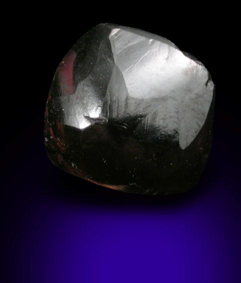 Diamond (2.71 carat brown octahedral crystal) from Northern Cape Province, South Africa