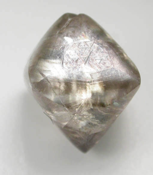 Diamond (4.75 carat brown octahedral crystal) from Diavik Mine, East Island, Lac de Gras, Northwest Territories, Canada