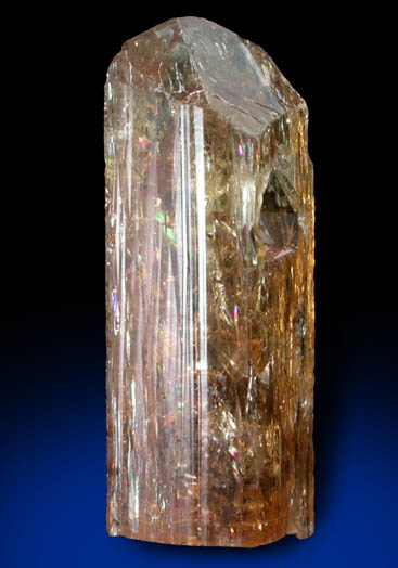 Topaz var. Imperial Topaz from Ouro Preto, Minas Gerais, Brazil