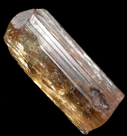 Topaz var. Imperial Topaz from Ouro Preto, Minas Gerais, Brazil