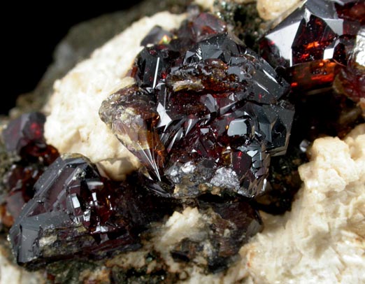 Sphalerite and Dolomite on Pyrite from Mina Troya, Mutiloa, 19 km southwest of San Sebastin, Pais Vasco, Spain