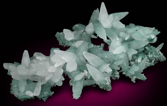 Calcite with Celadonite inclusions from Castelinho Mine, near Frederico Westphalen, Alto Uruguai, Rio Grande do Sul, Brazil