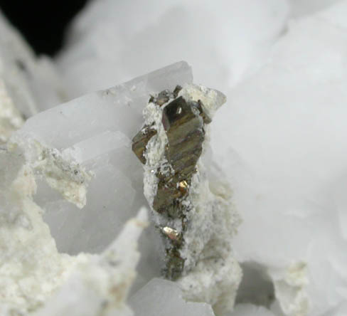 Calcite and Pyrite from Moll Doyle Mine, Hays Level, Glendasan, County Wicklow, Ireland