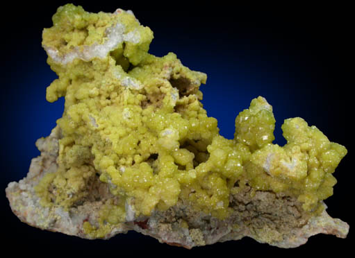 Mimetite from Roughton Gill Mine, Caldbeck Fells, Cumbria, England