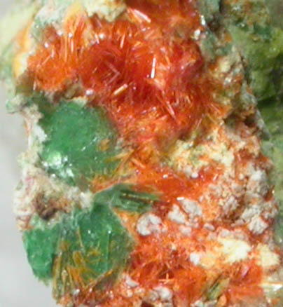 Curite with Torbernite from Shinkolobwe Mine, 22 km WSW of Likasi, Katanga Copperbelt, Haut-Katanga Province, Democratic Republic of the Congo (Type Locality for Curite)