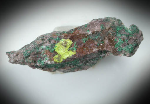 Metatyuyamunite-Tyuyamunite from Mashamba West Mine, 13 km west of Kolwezi, Katanga Copperbelt, Lualaba Province, Democratic Republic of the Congo