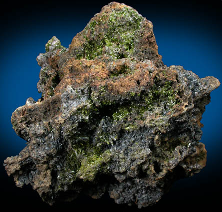 Pyromorphite from Sylvester Mine, Zeehan District, Tasmania, Australia