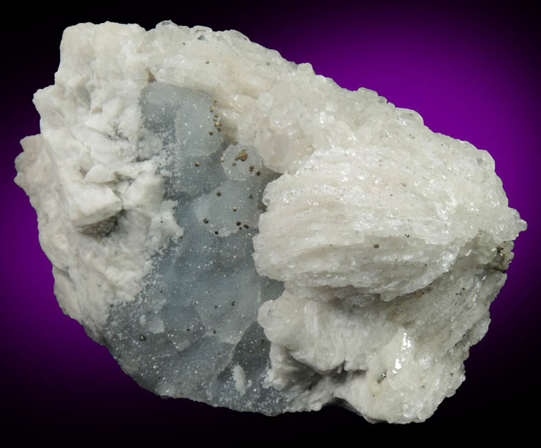 Barite with Pyrite from Bestvina u Sece, Bohemia, Czech Republic