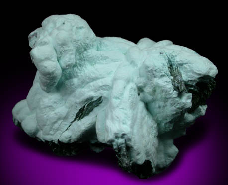 Chrysocolla pseudomorph after Barite from Mashamba West Mine, 13 km west of Kolwezi, Katanga Copperbelt, Lualaba Province, Democratic Republic of the Congo