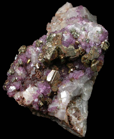 Fluorite, Chalcopyrite, Fluorapatite from Bansk Stiavnica (Schemnitz), Bansk Bystrica, Slovak Republic (Slovakia)