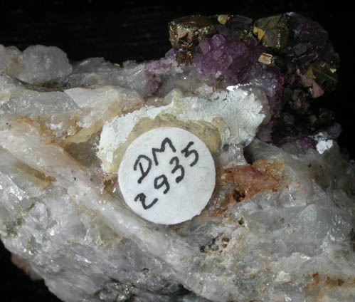 Fluorite, Chalcopyrite, Fluorapatite from Banská Stiavnica (Schemnitz), Banská Bystrica, Slovak Republic (Slovakia)