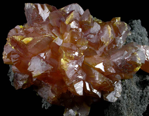 Orpiment from Twin Creeks Mine, Cut 62, Humboldt County, Nevada