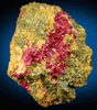 Getchellite on Orpiment from Getchell Mine, Humboldt County, Nevada (Type Locality for Getchellite)