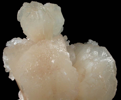 Stilbite-Ca on Mordenite from Aurangabad, Maharashtra, India