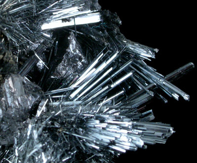 Stibnite from Herja Mine (Kisbanya), Baia Mare, Maramures, Romania