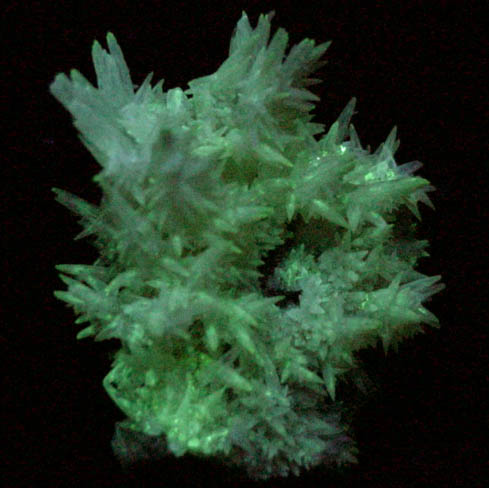 Aragonite from Northern Lights Mine, Black Mountain, Mountain View District, Mineral County, Nevada