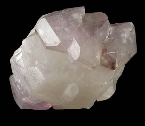 Quartz var. Amethyst over Milky Quartz from Date Creek, Yavapai County, Arizona