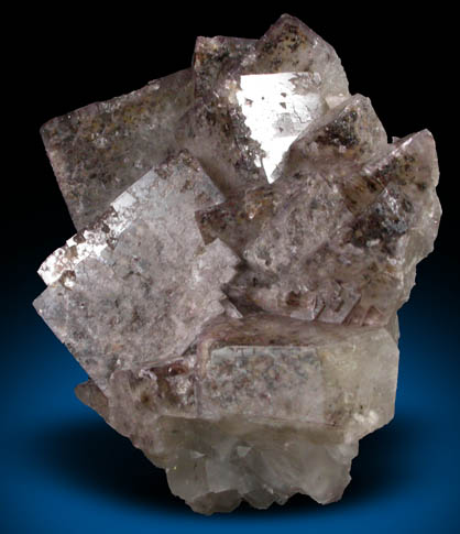 Fluorite with Pyrite-Goethite inclusions from East Flats, Raygill Level, Hawes, Wensleydale, North Yorkshire, England