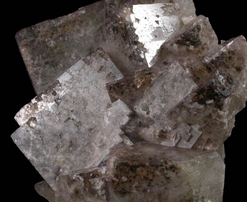 Fluorite with Pyrite-Goethite inclusions from East Flats, Raygill Level, Hawes, Wensleydale, North Yorkshire, England