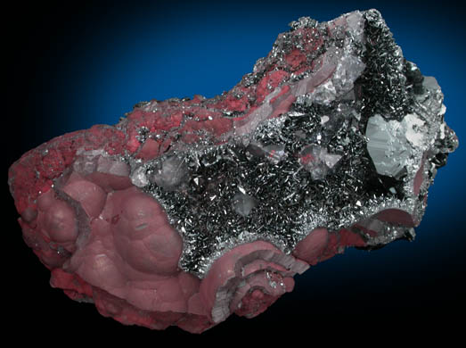 Hematite var. Specular Hematite with Quartz from Ullcoats Mine, Egremont, Cumbria, England
