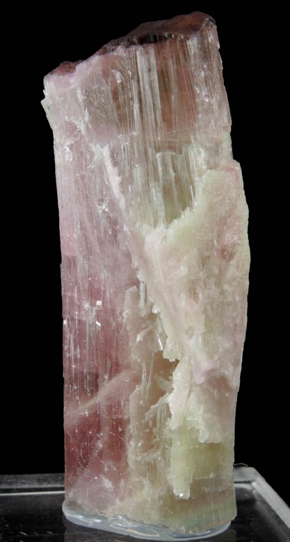 Elbaite var. Rubellite Tourmaline from Lavra da Golconda, near Governador Valadares, Minas Gerais, Brazil