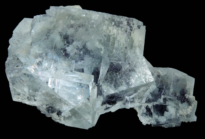 Fluorite with Calcite inclusions from Yaogangxian Mine, Nanling Mountains, Hunan, China