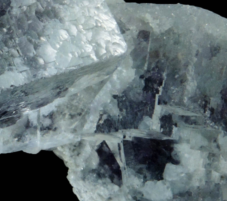 Fluorite with Calcite inclusions from Yaogangxian Mine, Nanling Mountains, Hunan, China