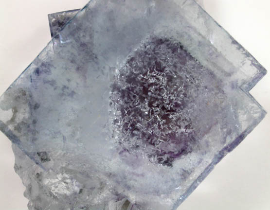 Fluorite with internal phantom-growth from Yaogangxian Mine, Nanling Mountains, Hunan, China