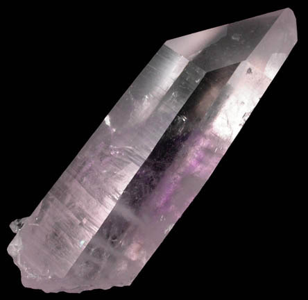 Quartz with Amethyst phantom from Tafelkop, Goboboseb Mountains, 27 km west of Brandberg Mountain, Erongo region, Namibia