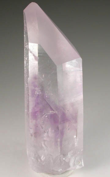 Quartz with Amethyst phantom from Tafelkop, Goboboseb Mountains, 27 km west of Brandberg Mountain, Erongo region, Namibia