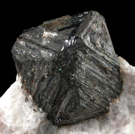 Magnetite from Route 9 road cut, Beaver Meadow Road exit, Haddam, Middlesex County, Connecticut