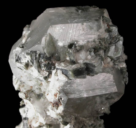 Phenakite with Muscovite from Mount Antero, Chaffee County, Colorado