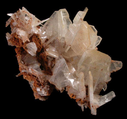 Cerussite (twinned crystals) from Monarch Mine, south side of Prichard Creek, 8 km southeast of Murray, Shoshone County, Idaho