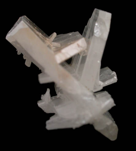 Cerussite (twinned crystals) from Monarch Mine, south side of Prichard Creek, 8 km southeast of Murray, Shoshone County, Idaho