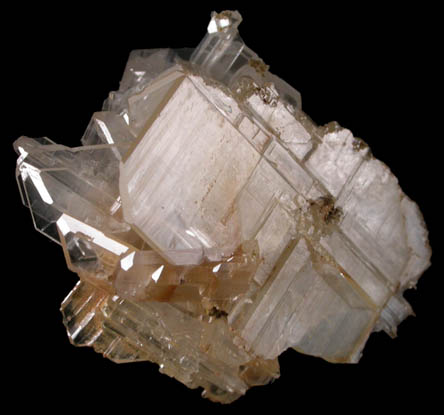 Cerussite (twinned crystals) from Monarch Mine, south side of Prichard Creek, 8 km southeast of Murray, Shoshone County, Idaho