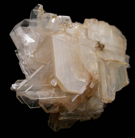 Cerussite (twinned crystals) from Monarch Mine, south side of Prichard Creek, 8 km southeast of Murray, Shoshone County, Idaho