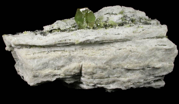 Titanite and Muscovite on Albite from Dusso, Braldu Valley, Baltistan, Gilgit-Baltistan, Pakistan
