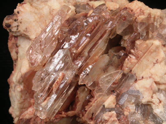 Spodumene var. Kunzite from Katerina Mine, Hiriart Hill, San Diego County, California (Type Locality for Kunzite)