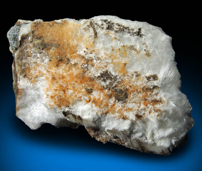 Desautelsite on Artinite from Clear Creek Area, New Idria District, San Benito County, California