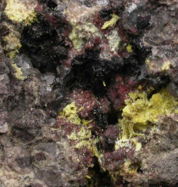 Uranophane from Faraday Mine, Ontario, Canada