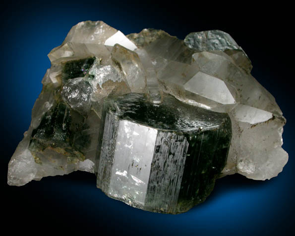 Fluorapatite and Quartz from Panasqueira Mine, Barroca Grande, 21 km. west of Fundao, Castelo Branco, Portugal