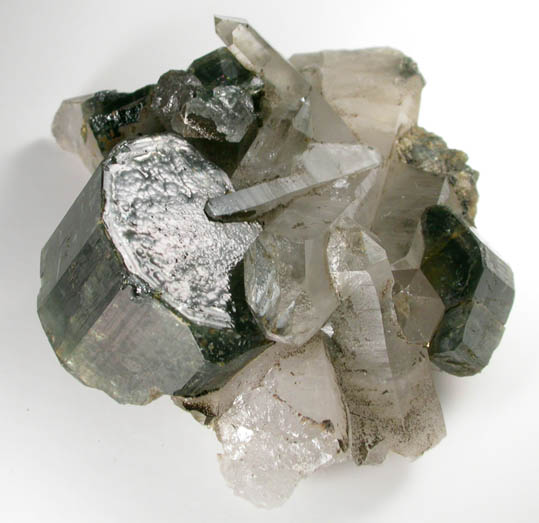 Fluorapatite and Quartz from Panasqueira Mine, Barroca Grande, 21 km. west of Fundao, Castelo Branco, Portugal