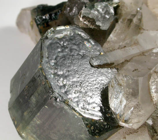 Fluorapatite and Quartz from Panasqueira Mine, Barroca Grande, 21 km. west of Fundao, Castelo Branco, Portugal